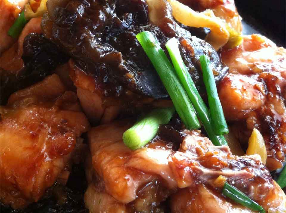 Black Bean Sauce Steam Chicken