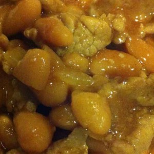 canned bake beans with tomato sauce