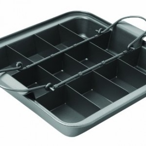Chicago-Metallic-Slice-Solutions-Brownie-Pan-9-Inch-by-9-Inch-by-275-Inch-0