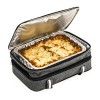 Insulated-Expandable-Double-Casserole-Carrier-and-Lasagna-Holder-for-Picnic-Potluck-Beach-Day-Trip-Camping-Hiking-Hot-and-Cold-Thermal-Bag-in-Gray--Tote-can-hold-11-x-15-or-9-x-13-baking-dish-0-2