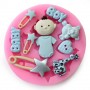 Longzang-F0485-Baby-Shower-Fondant-Mold-Silicone-Sugar-Craft-Molds-Mini-0