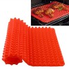 New-Silicone-Baking-Mat-Sheet-Non-slip-Pyramid-Square-DesignHealthy-Cooking-Mat-Professional-Heat-Resistant-Fat-reducing-11-x-155-0-0