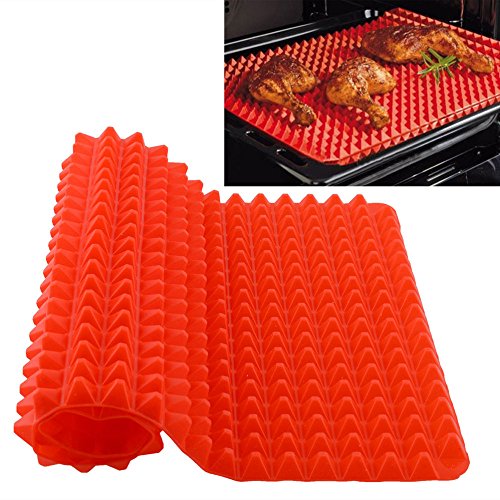 New Silicone Baking Mat Sheet Nonslip Pyramid Square