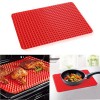 New-Silicone-Baking-Mat-Sheet-Non-slip-Pyramid-Square-DesignHealthy-Cooking-Mat-Professional-Heat-Resistant-Fat-reducing-11-x-155-0-1