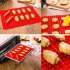 New-Silicone-Baking-Mat-Sheet-Non-slip-Pyramid-Square-DesignHealthy-Cooking-Mat-Professional-Heat-Resistant-Fat-reducing-11-x-155-0-6