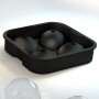 ROX-Sphere-Ice-Ball-Maker-Classic-Black-Silicone-Ice-Ball-Mold-with-4-X-2-Ball-Capacity-Tray-Flexible-Round-Silicone-Mold-for-Easy-Removal-of-Ice-Balls-Taste-the-Whiskey-Not-the-Water-Like-Macallans-I-0-1