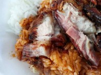 roast meat rice ubi