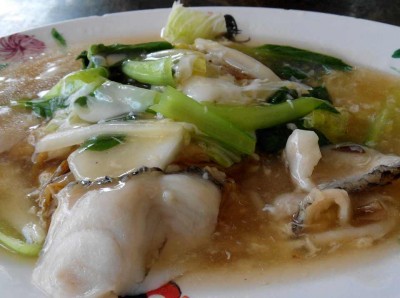 Sliced fish hor fan - Seah Street food review