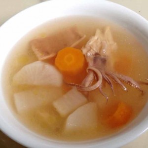 white raddish soup recipe