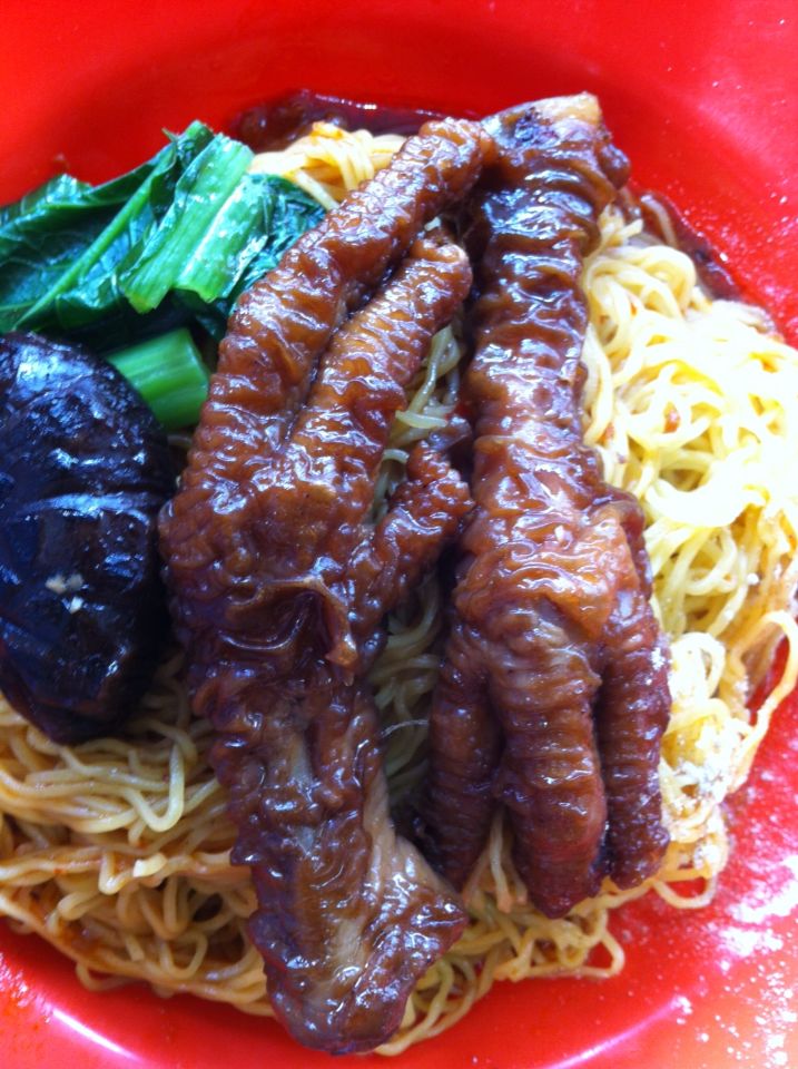 Cantonese-style Chicken Feet Noodle - Bedok North Food Centre, Block 538 Bedok North Street 3