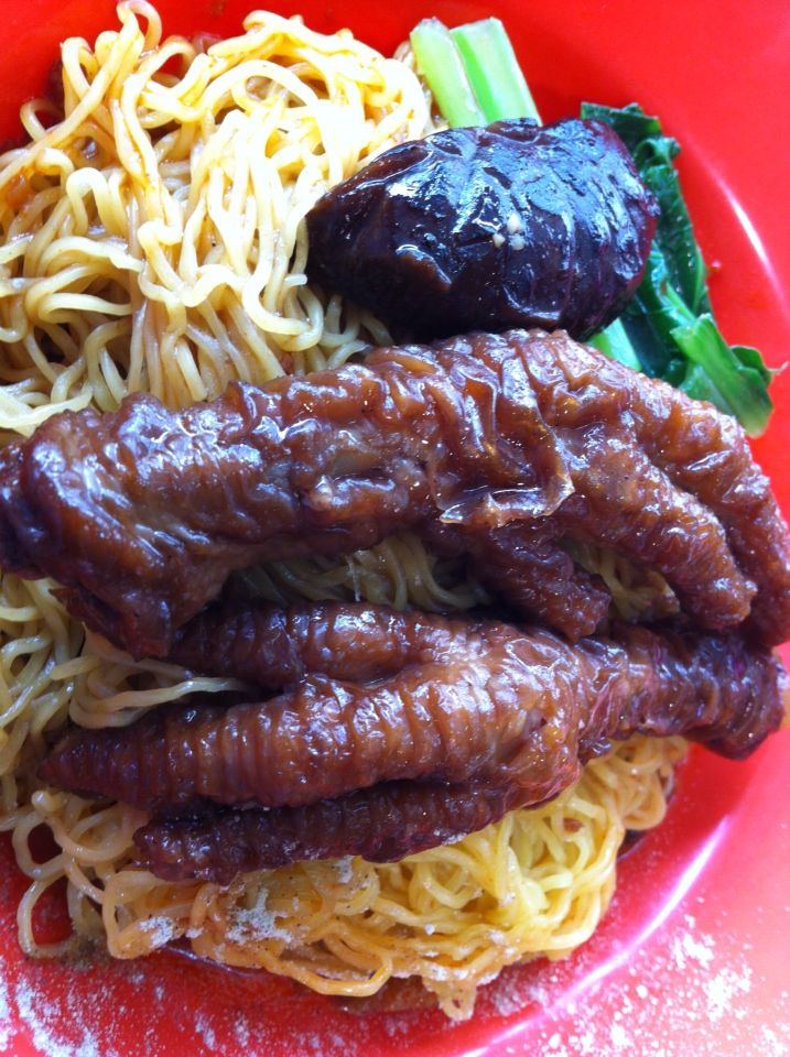 Cantonese-style Chicken Feet Noodle - Bedok North Food Centre, Block 538 Bedok North Street 3