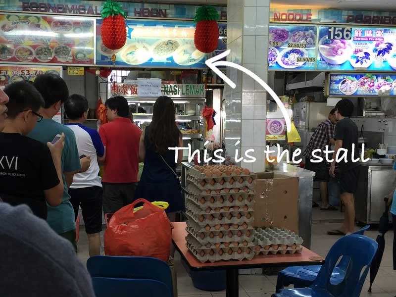 Yishun - mee siam - long queue